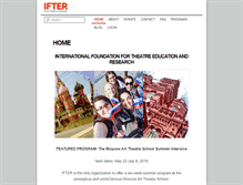 Tablet Screenshot of ifter.org